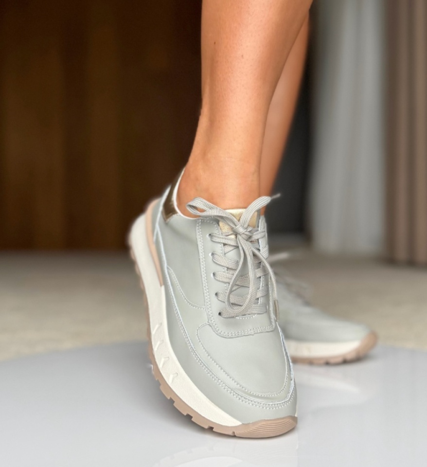 Sneakers dama Myrya Gri - Img 9