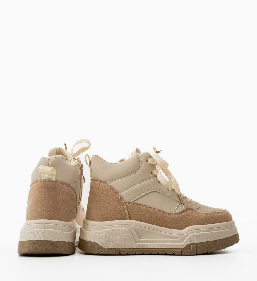Sneakers dama Nesku Bej - Img 2