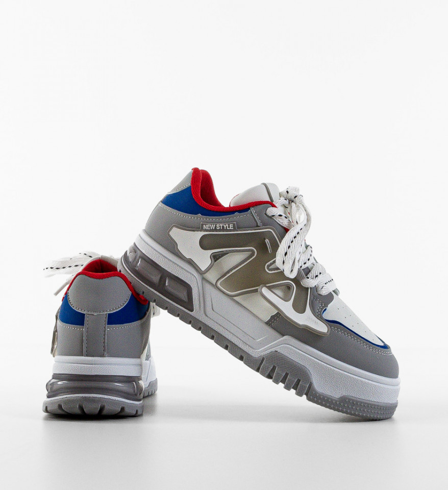 Sneakers dama Niustile Gri - Img 2