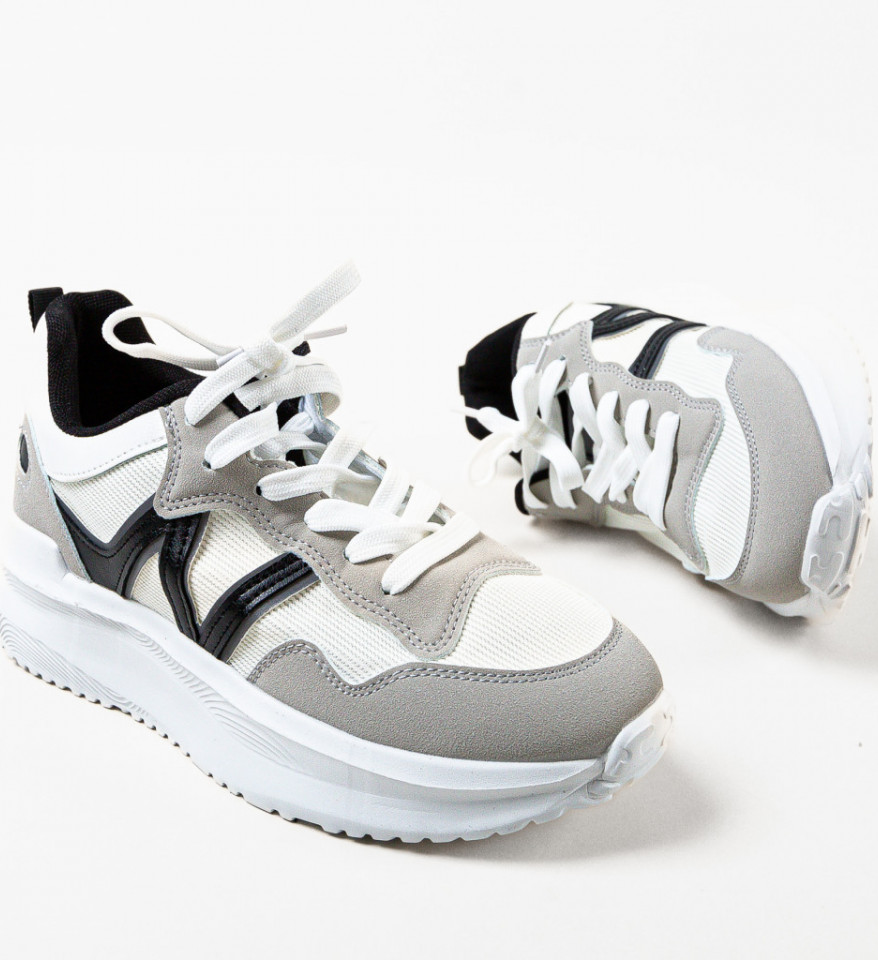Sneakers dama Osborne Gri 2 - Img 3