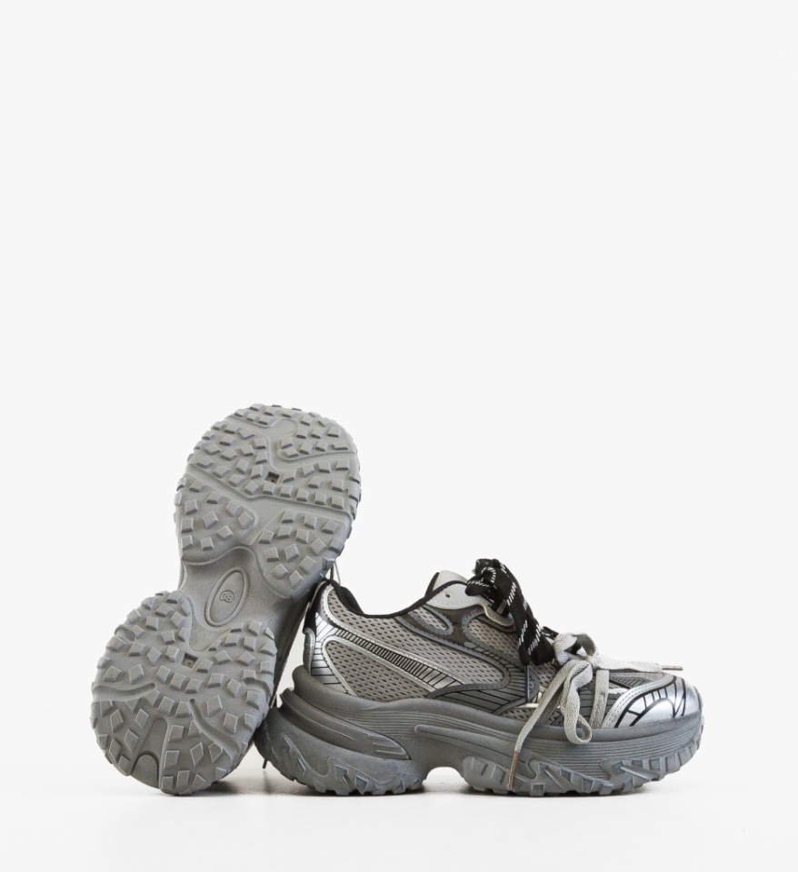 Sneakers dama Rarrw Gri - Img 2