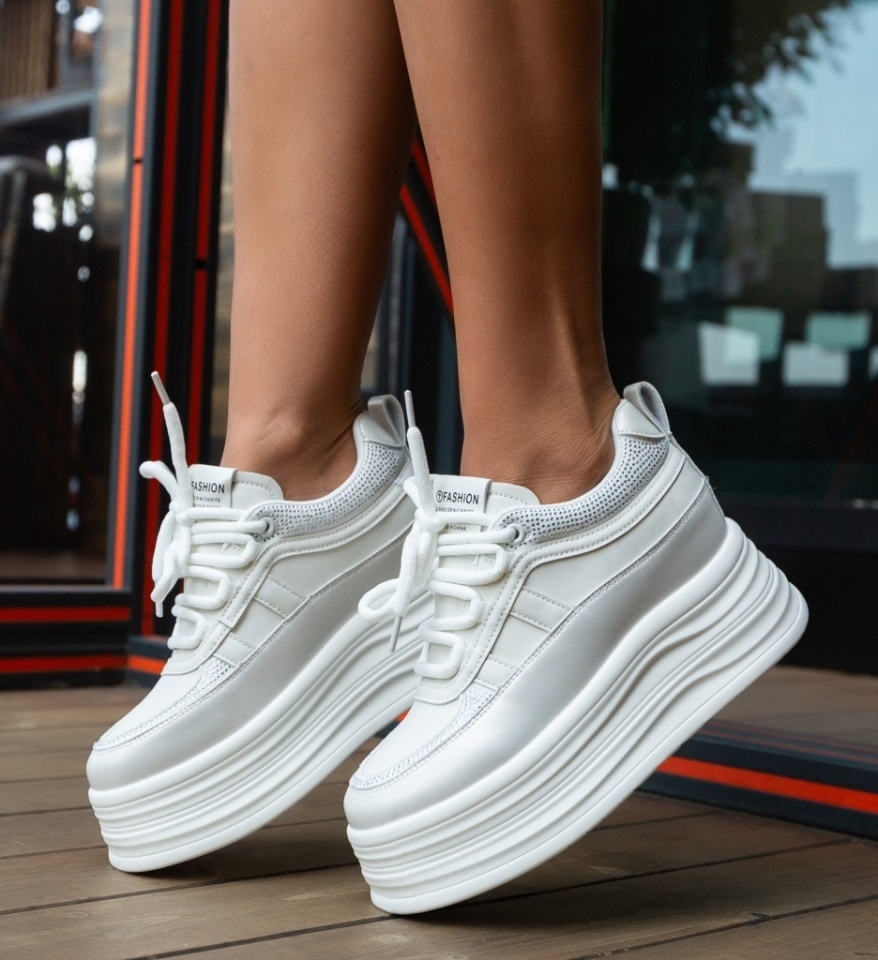 Sneakers dama Sheorni Albi - Img 2