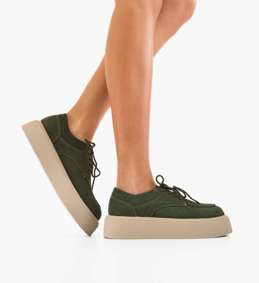 Sneakers dama Sweep Verzi - Img 5