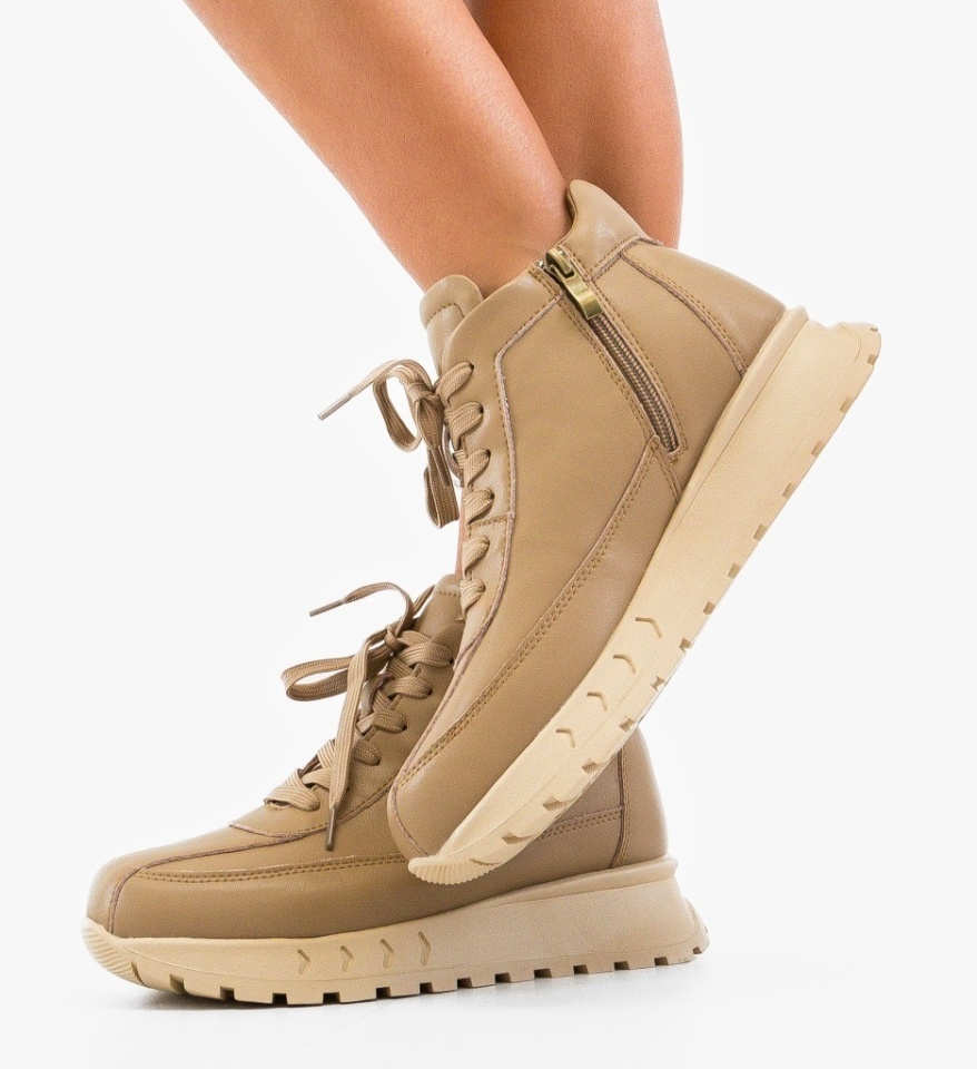 Sneakers dama Tek Khaki - Img 4