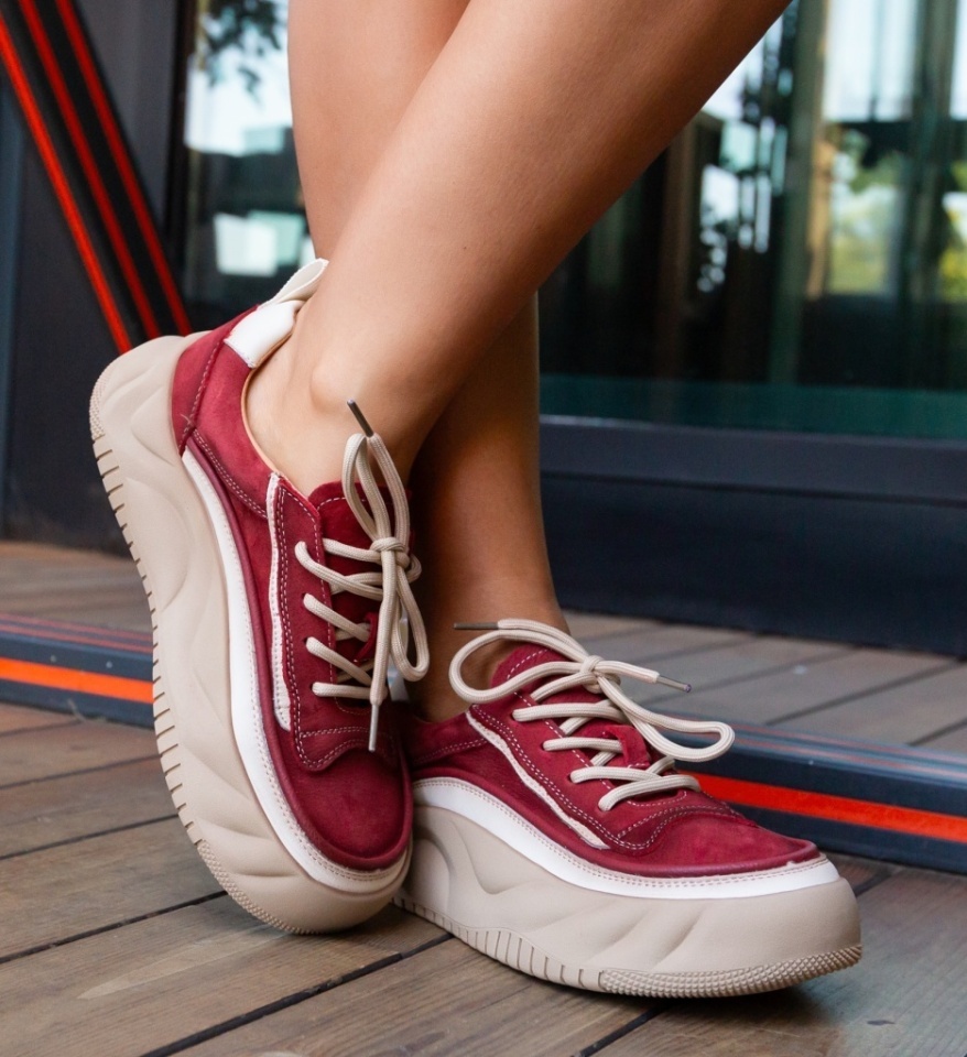 Sneakers dama Telem Rosii - Img 2