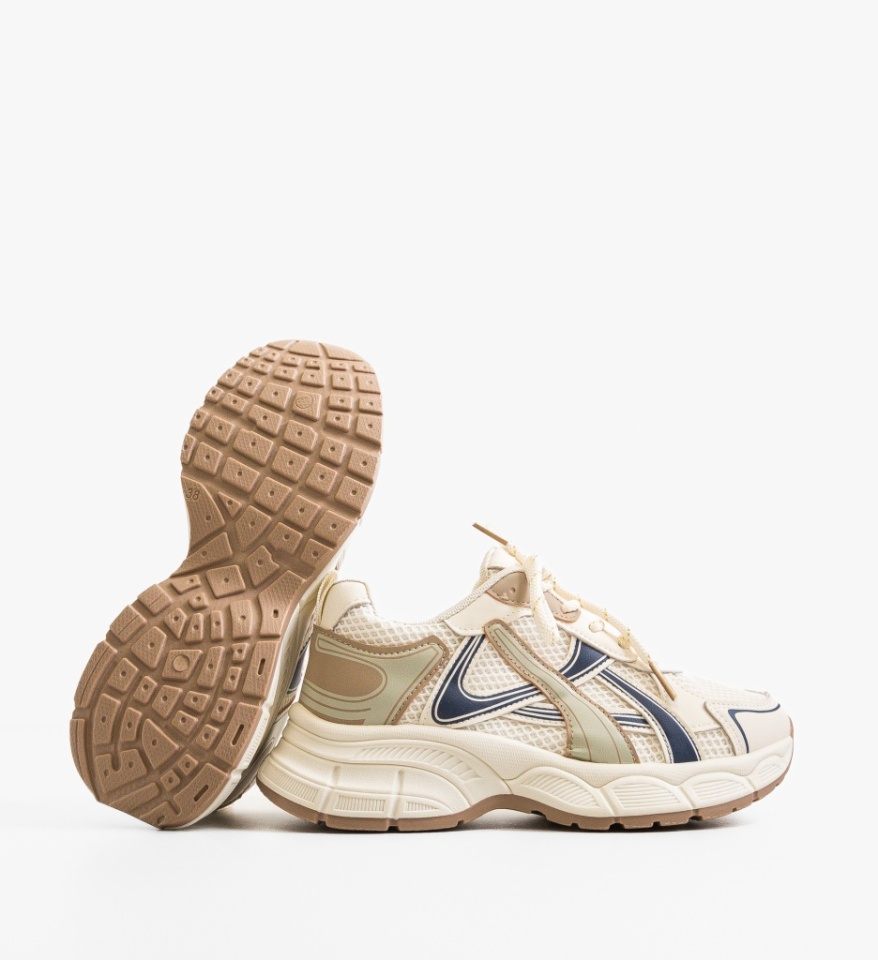 Sneakers dama Tobias Bej - Img 3