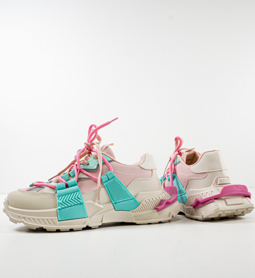 Sneakers dama Tucker Turcoaz - Img 4