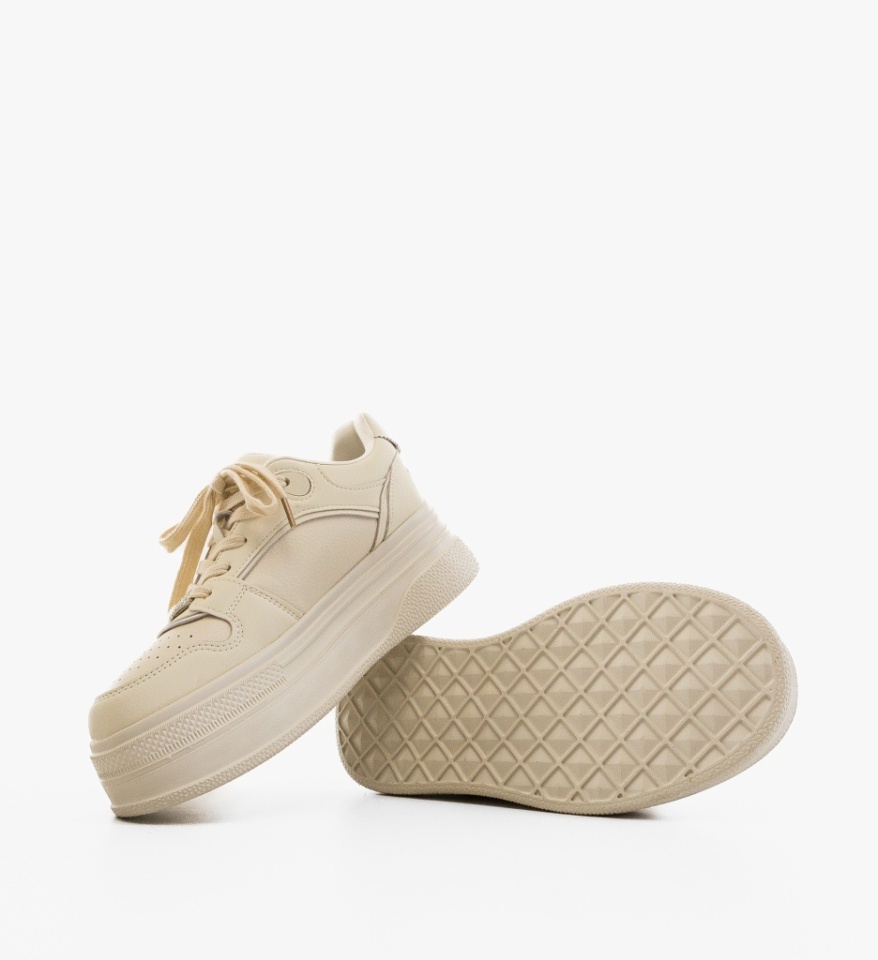 Sneakers dama Uynn Bej - Img 3