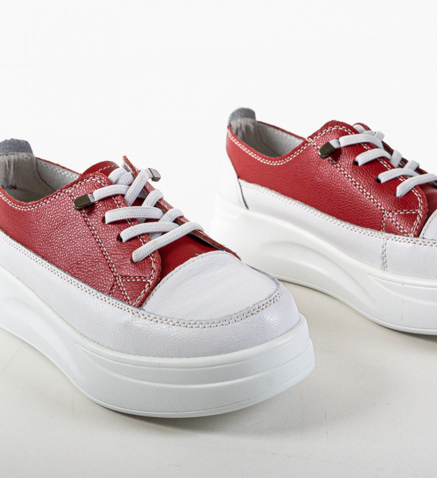 Sneakers dama Versec Rosii - Img 3