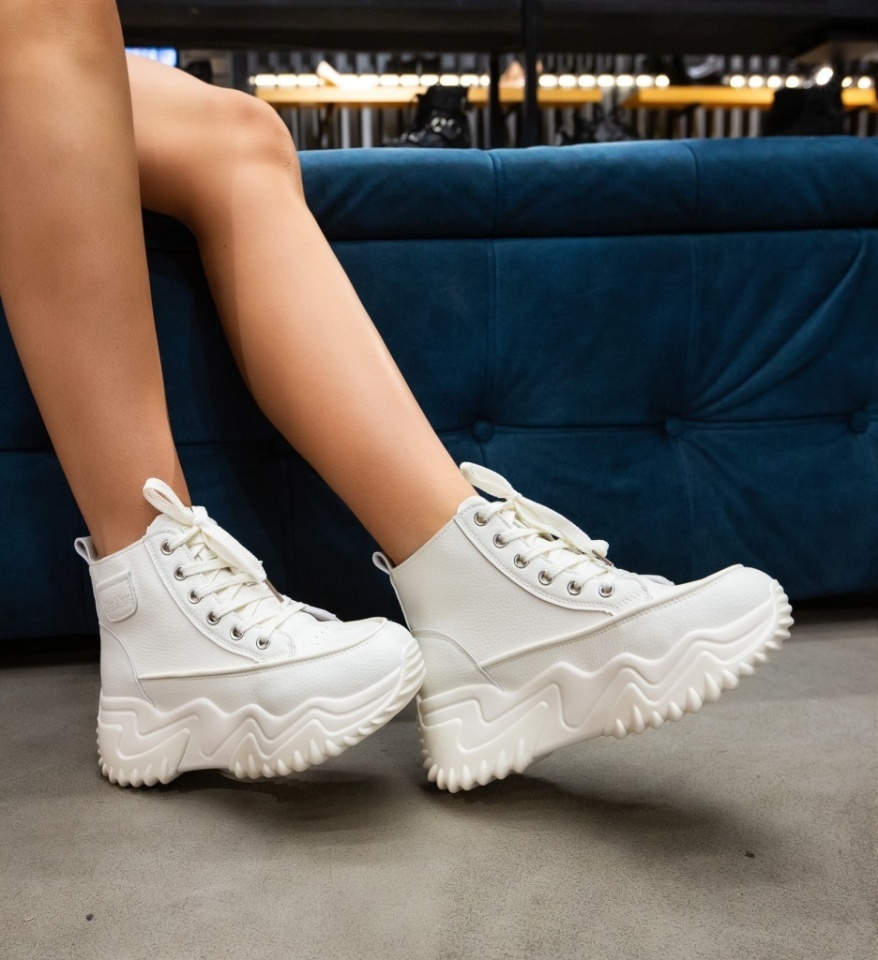 Sneakers dama Vevery Bej - Img 3