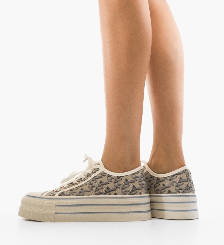 Sneakers dama Vidia Albastri 2 - Img 4