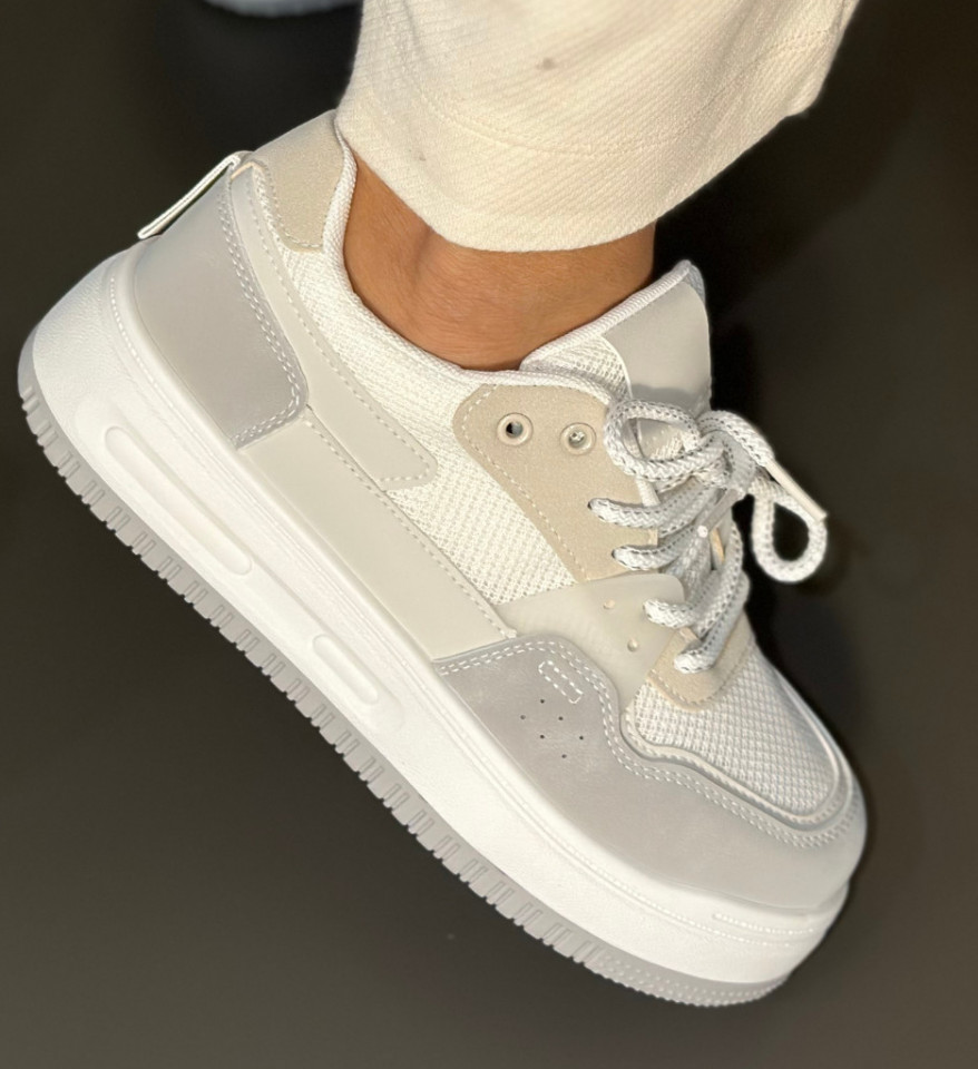 Sneakers dama Yijun Gri - Img 3