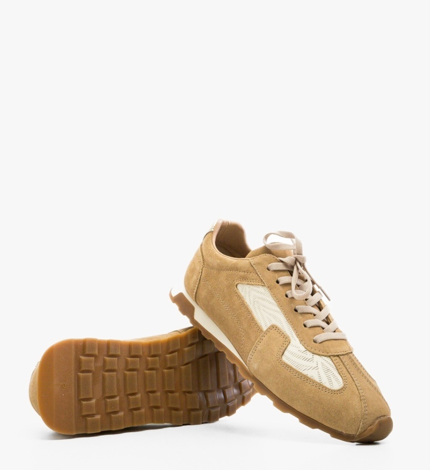 Sneakersi dama dama Leos Bej - Img 2
