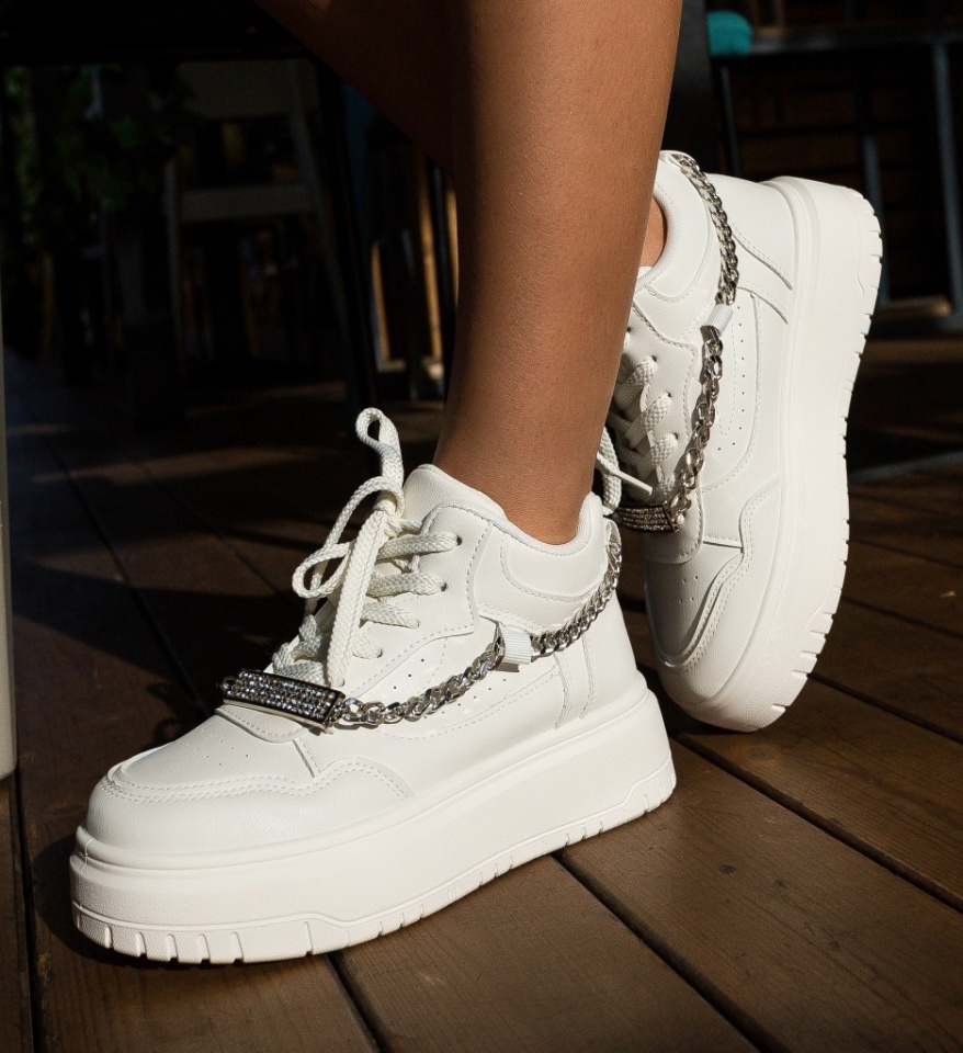 Sneakersi dama Janu Albi - Img 4