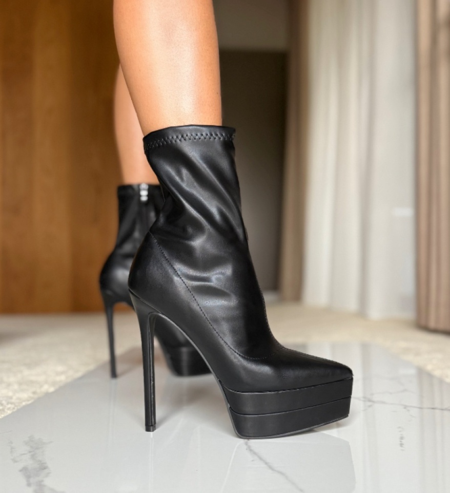 Botine dama Kazmire Negre - Img 8
