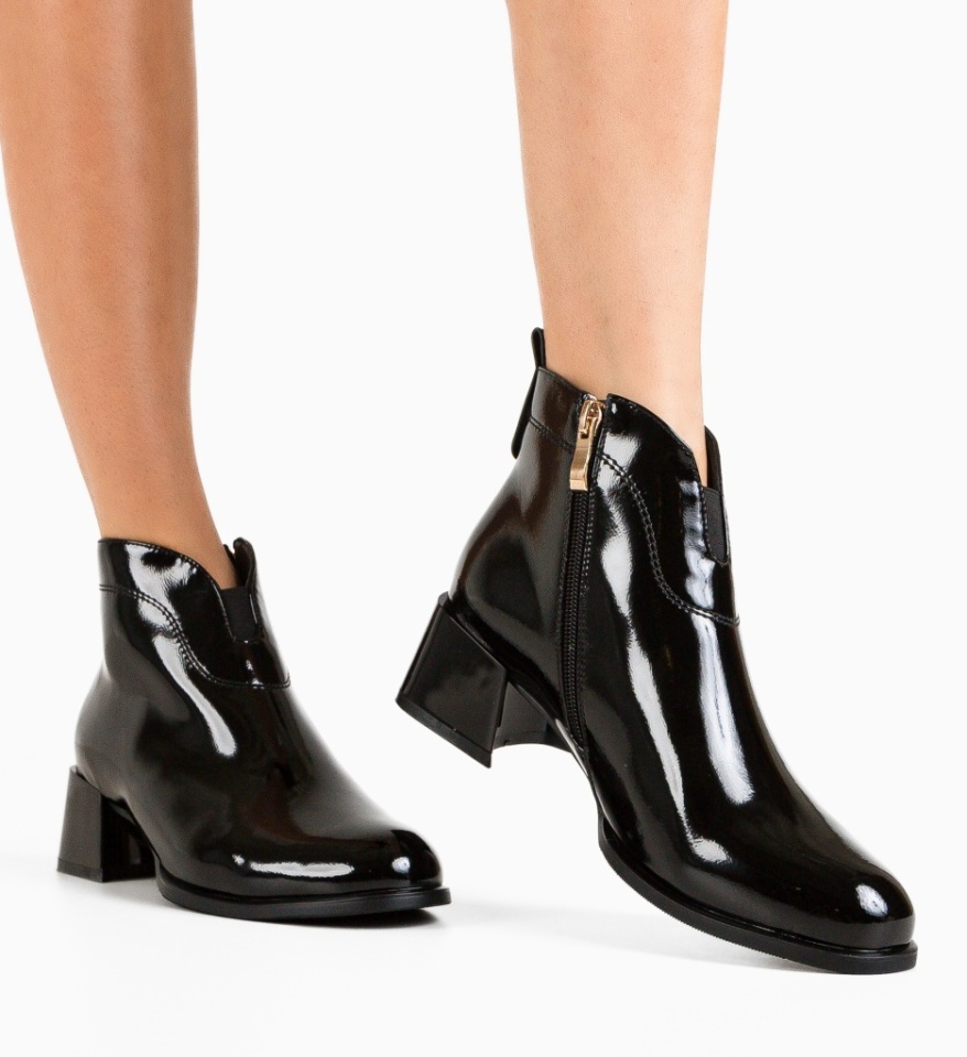Botine dama Loghin Negre - Img 5