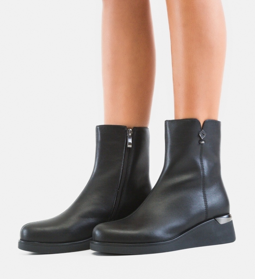 Botine dama Simina Negre 2 - Img 5