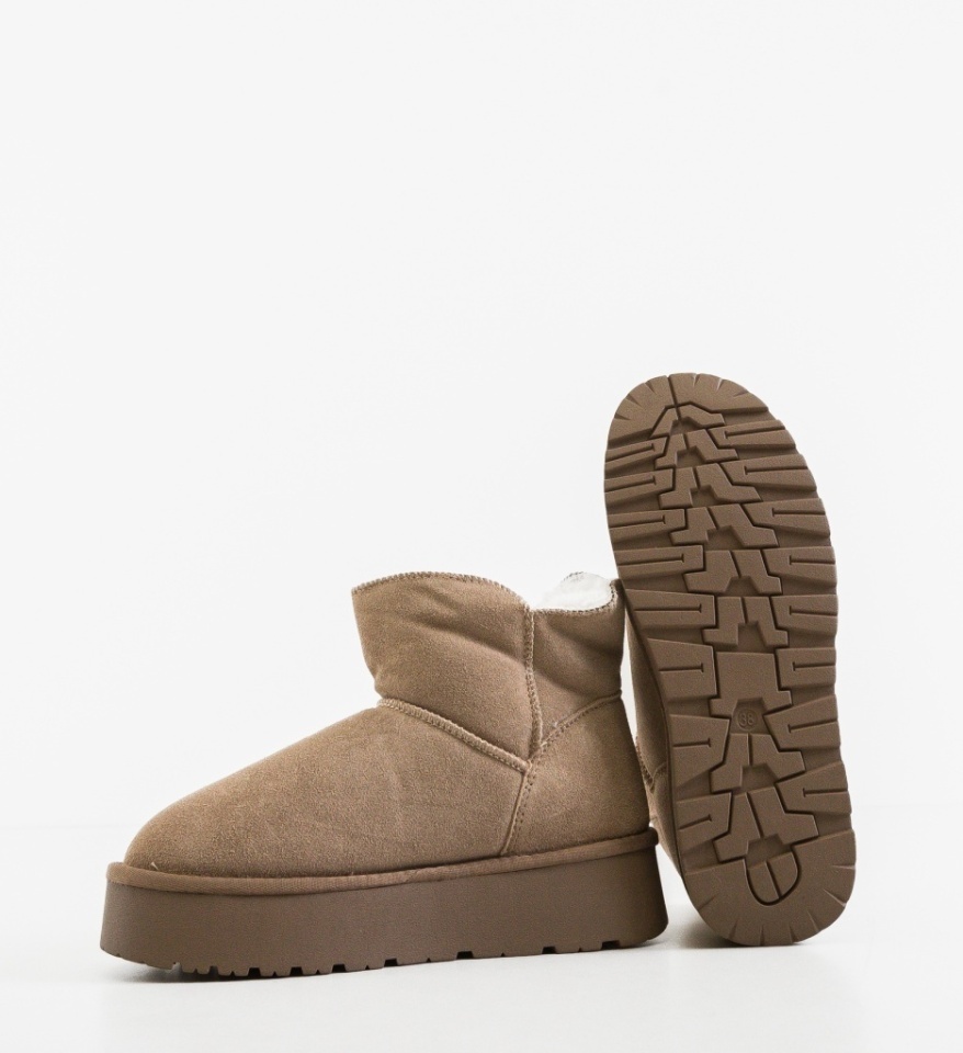Cizme tip Ug Tieme Khaki - Img 4