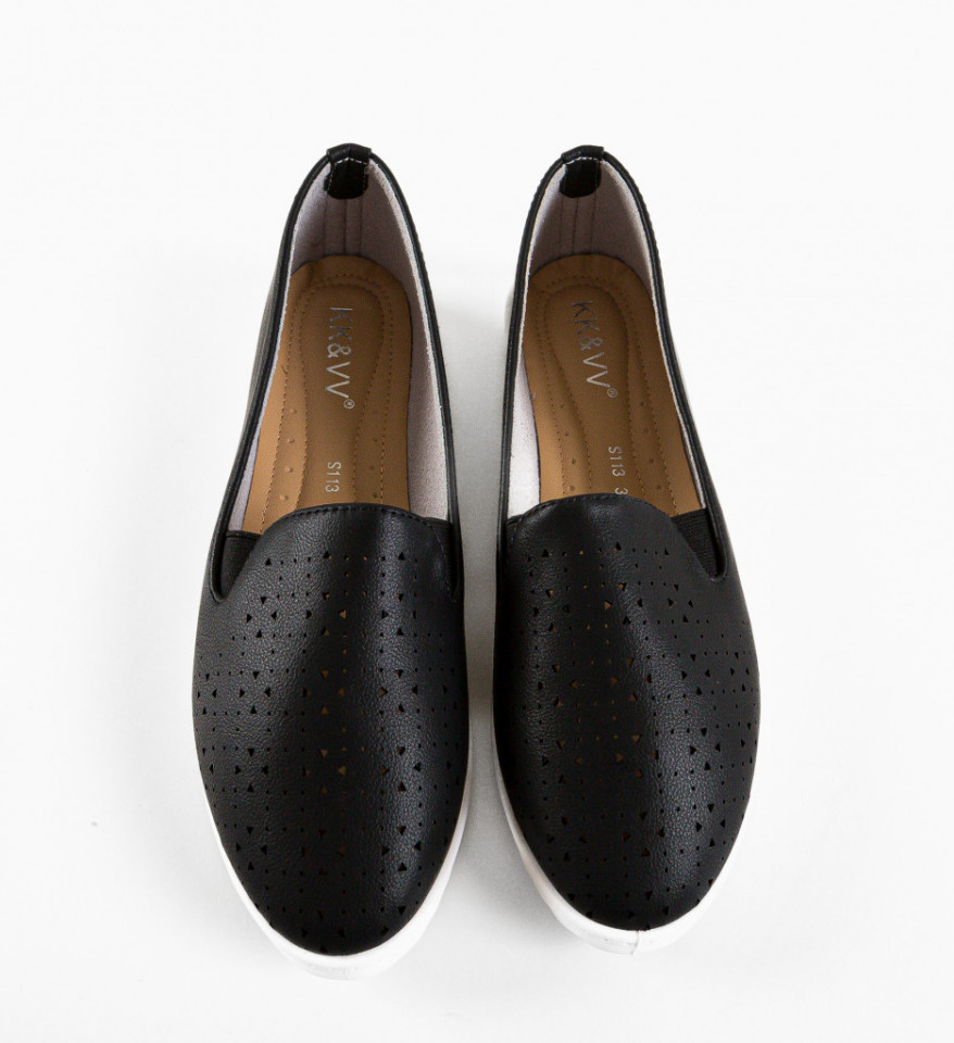 Espadrile Casual Frark Negri - Img 2