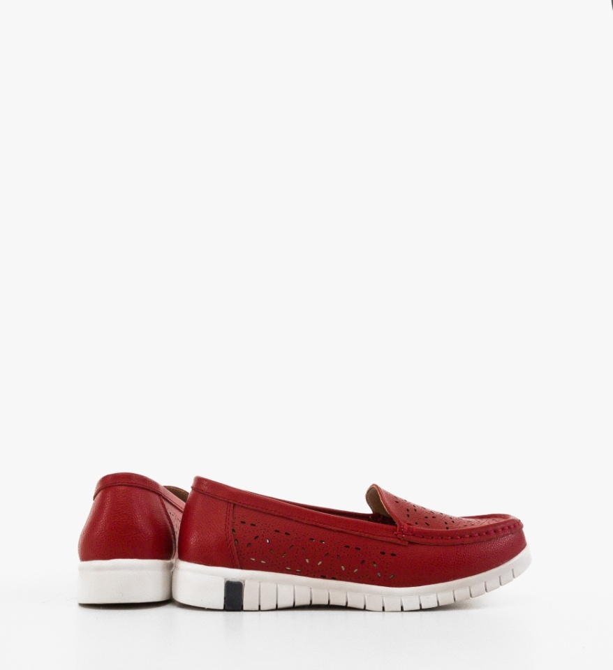Espadrile dama Skrell Rosii - Img 4