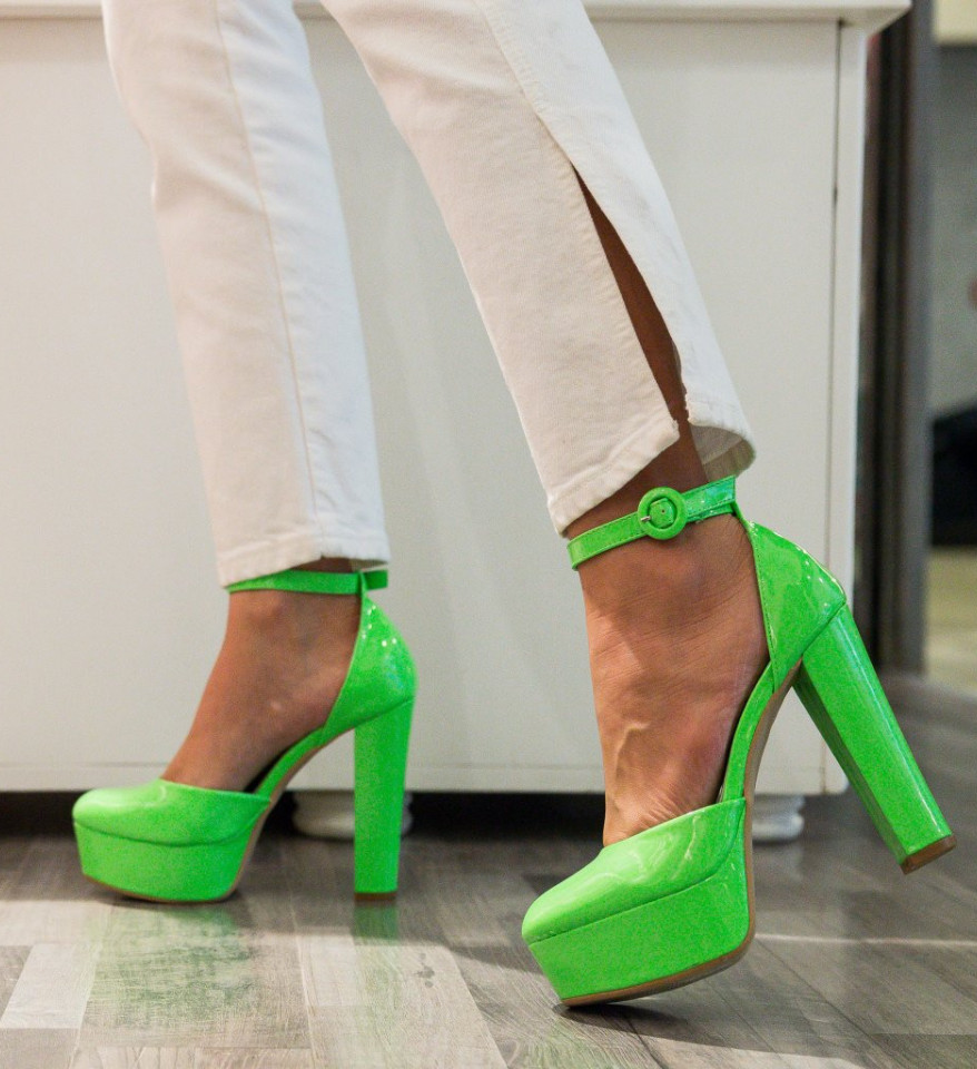 Pantofi Atkins Verzi Neon - Img 7