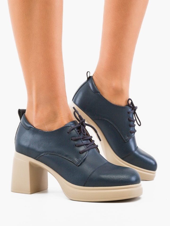 Pantofi Casual Abraxos Bleumarin - Img 6