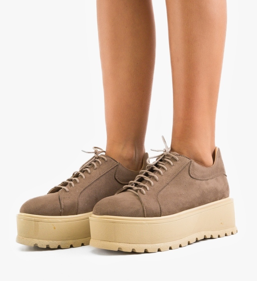 Pantofi Casual Amdre Khaki - Img 5