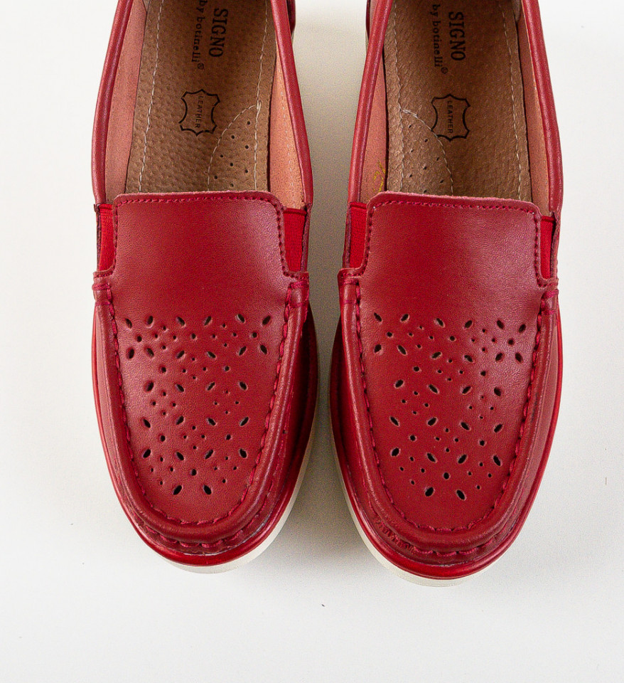 Pantofi Casual Atic Rosii - Img 3