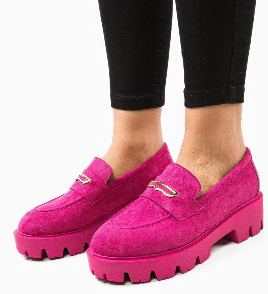 Pantofi Casual Beikrols Fuchsia - Img 8