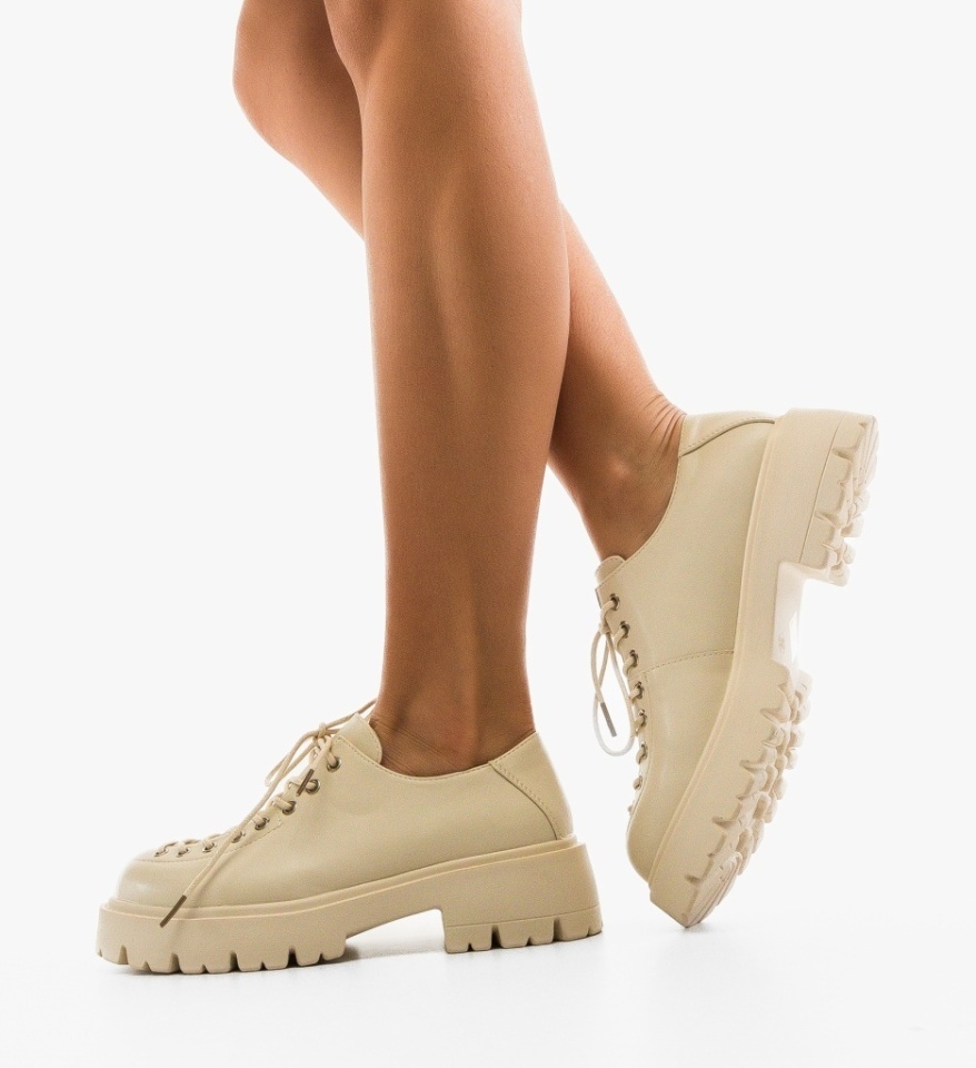 Pantofi Casual Berabe Bej - Img 2