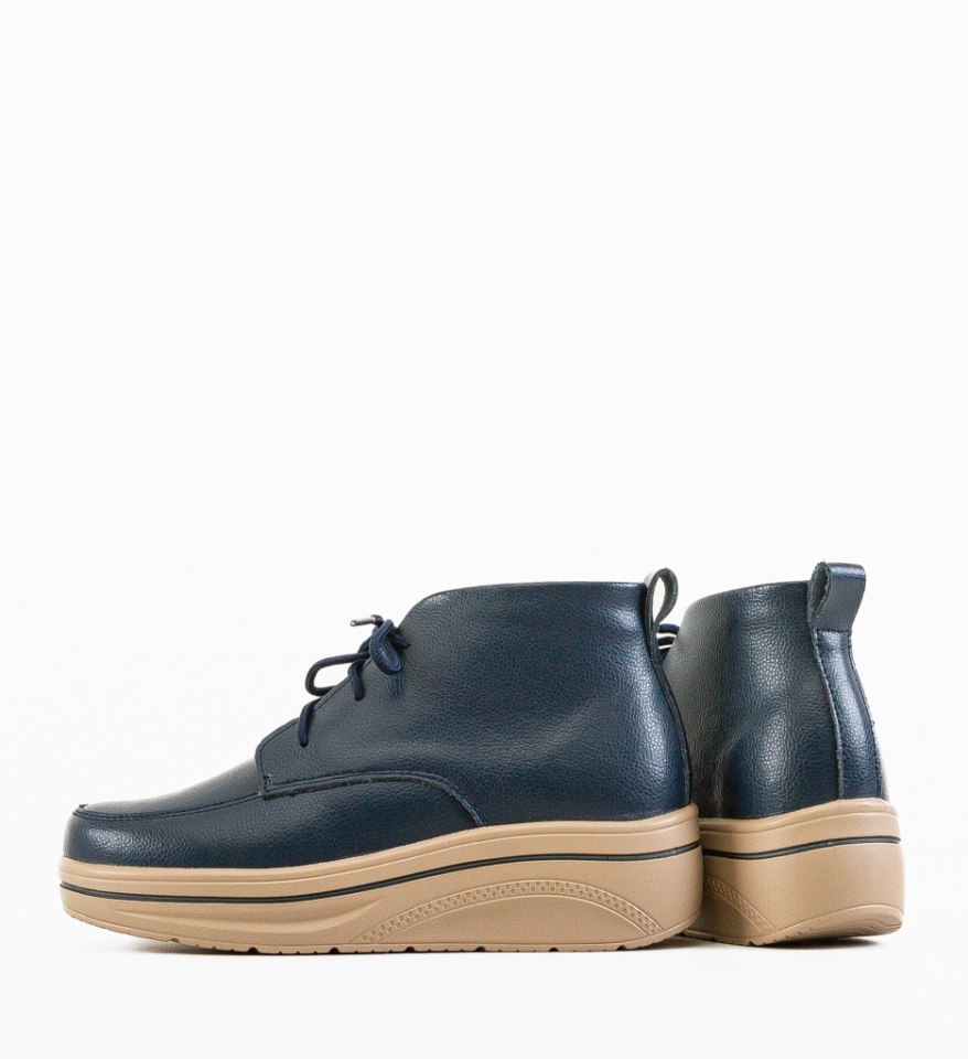 Pantofi Casual Bergamon Bleumarin - Img 4
