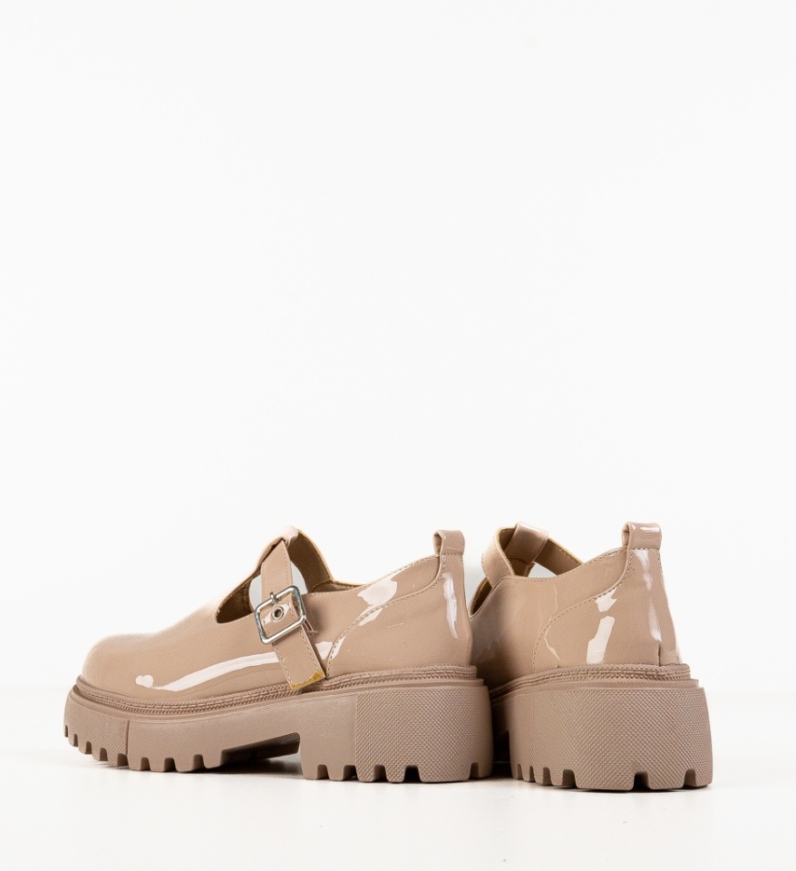 Pantofi Casual Bernie Nude - Img 3