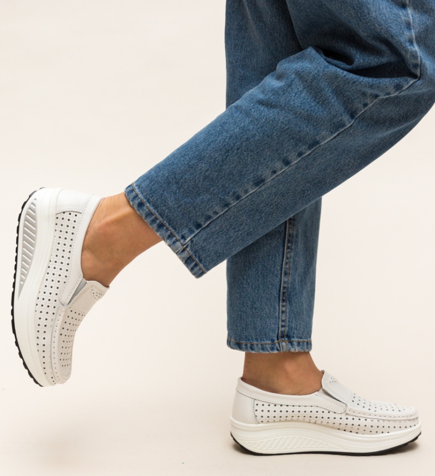 Pantofi Casual Bicaz Albi - Img 11