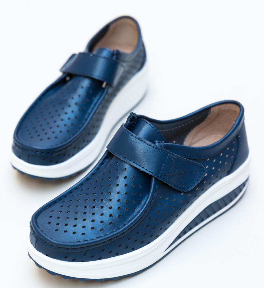 Pantofi Casual Bozta Bleumarin - Img 3