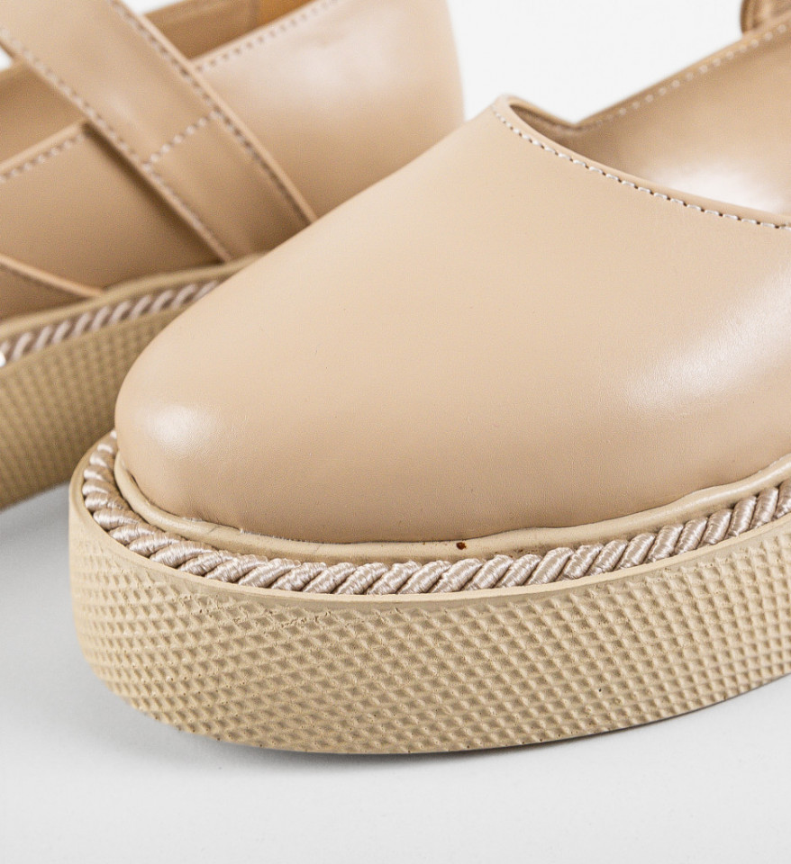 Pantofi Casual Brye Bej - Img 4