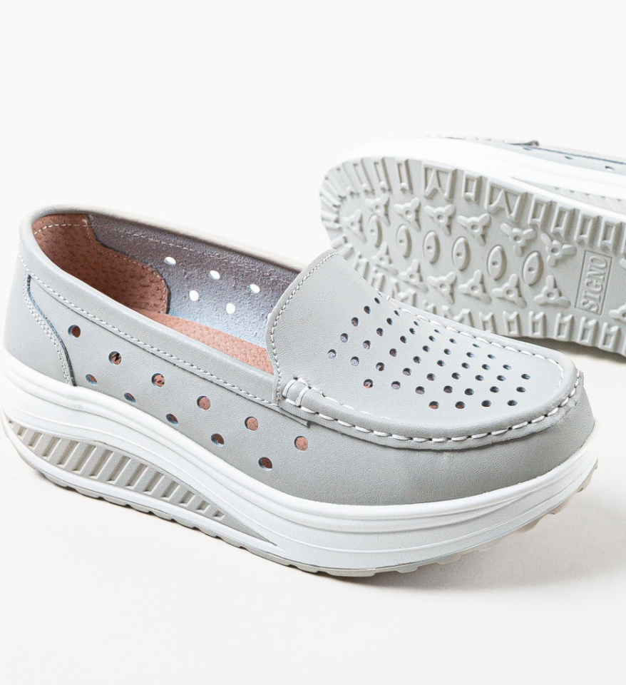 Pantofi Casual Buga Gri - Img 10
