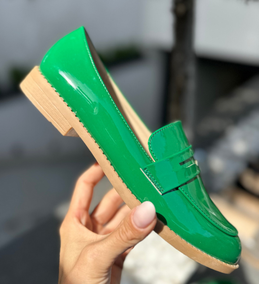 Pantofi Casual Chikere Verzi - Img 2