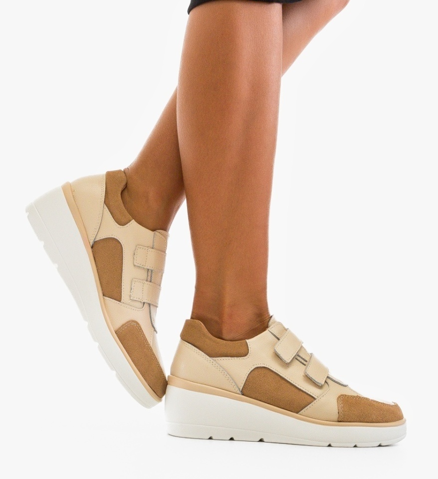 Pantofi Casual Cleon Bej - Img 6