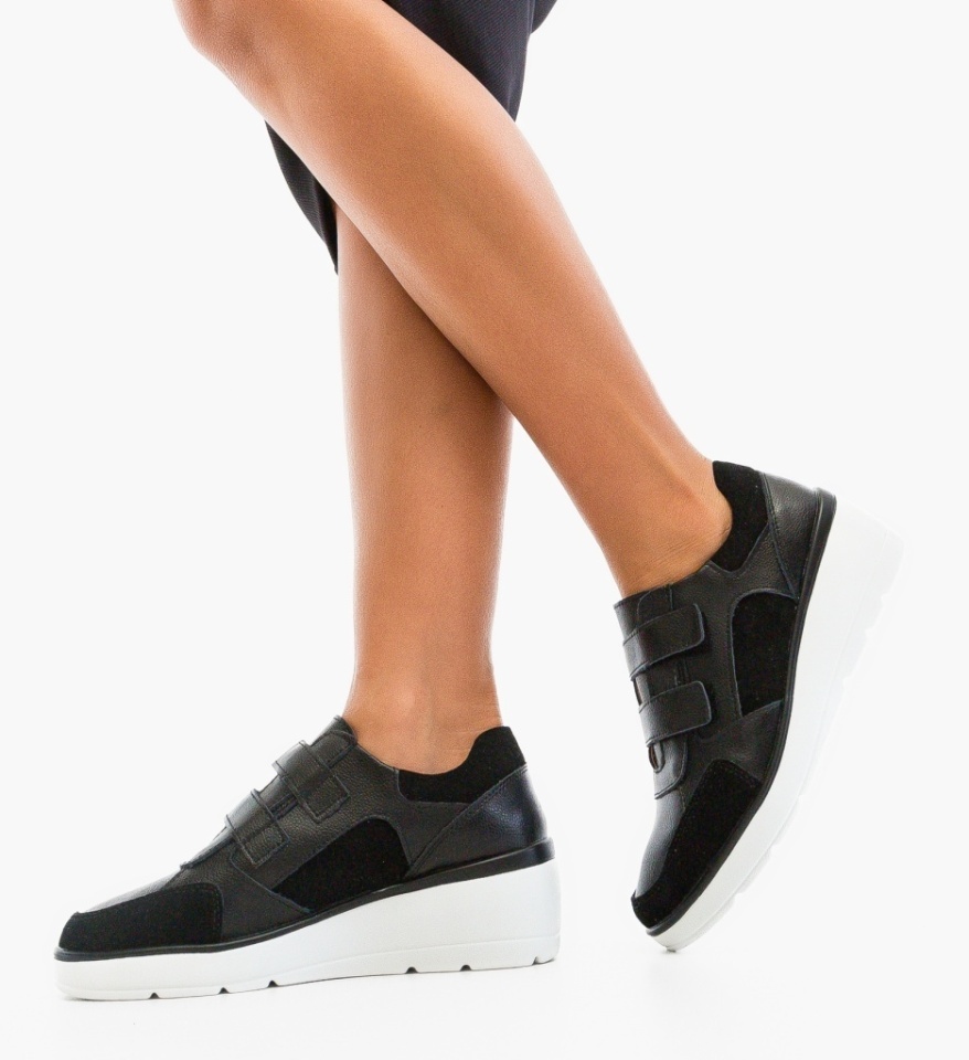 Pantofi Casual Cleon Negri - Img 4