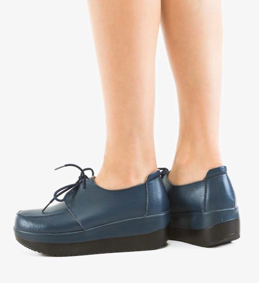 Pantofi Casual Creamt Albastri 2 - Img 3