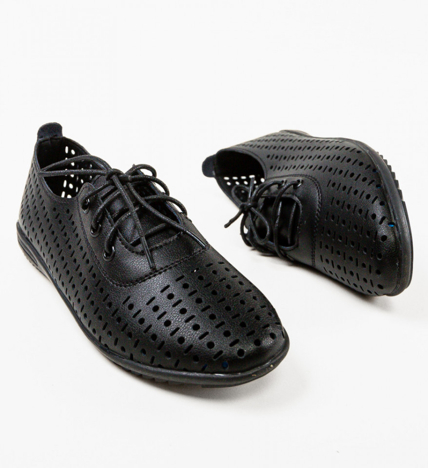 Pantofi casual dama Conwa Negri - Img 4