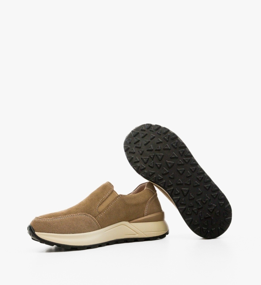 Pantofi casual dama Derina Bej - Img 4
