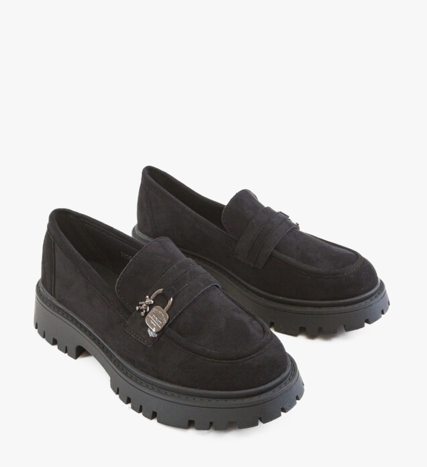 Pantofi casual dama Dufren Negri - Img 3