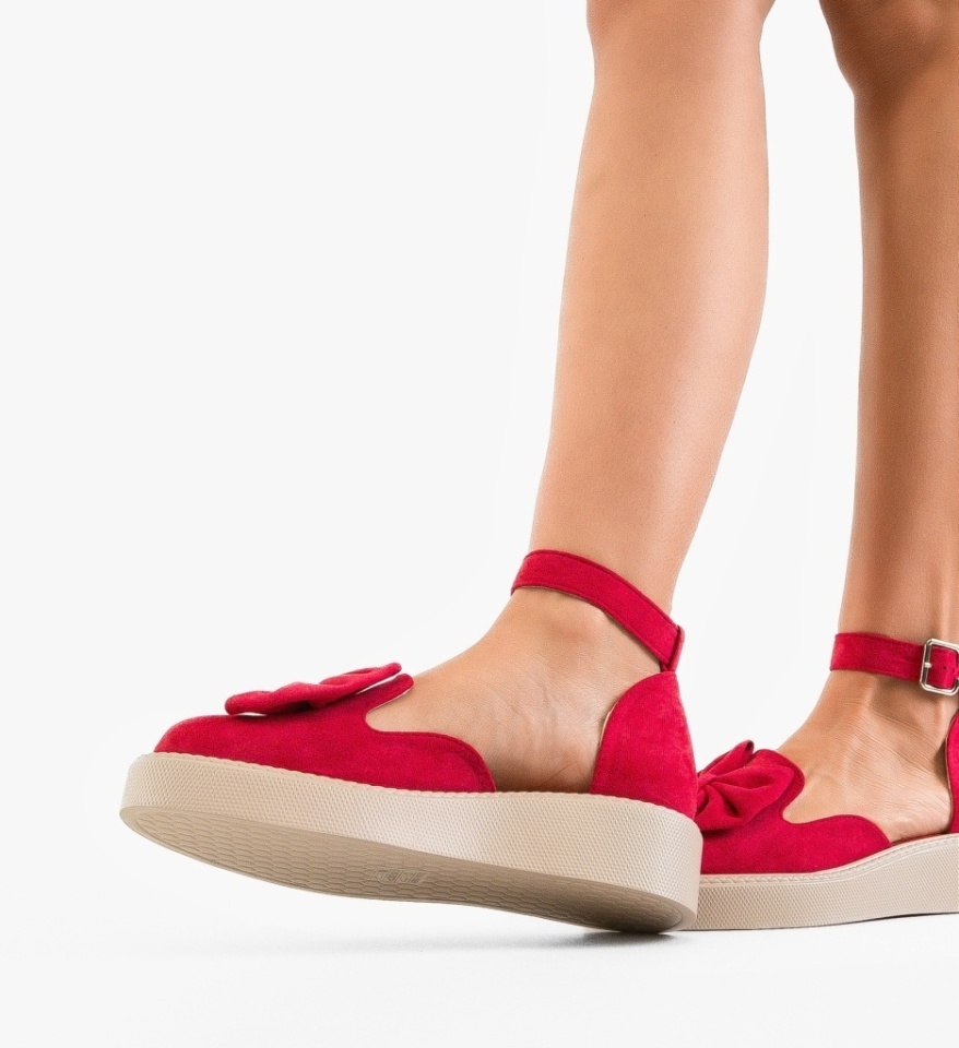Pantofi Casual dama Elona Fuchsia - Img 5