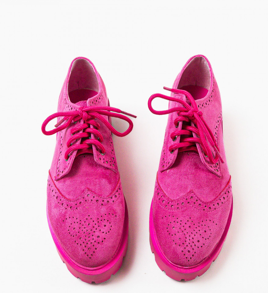 Pantofi Casual dama Gomine Fuchsia - Img 3