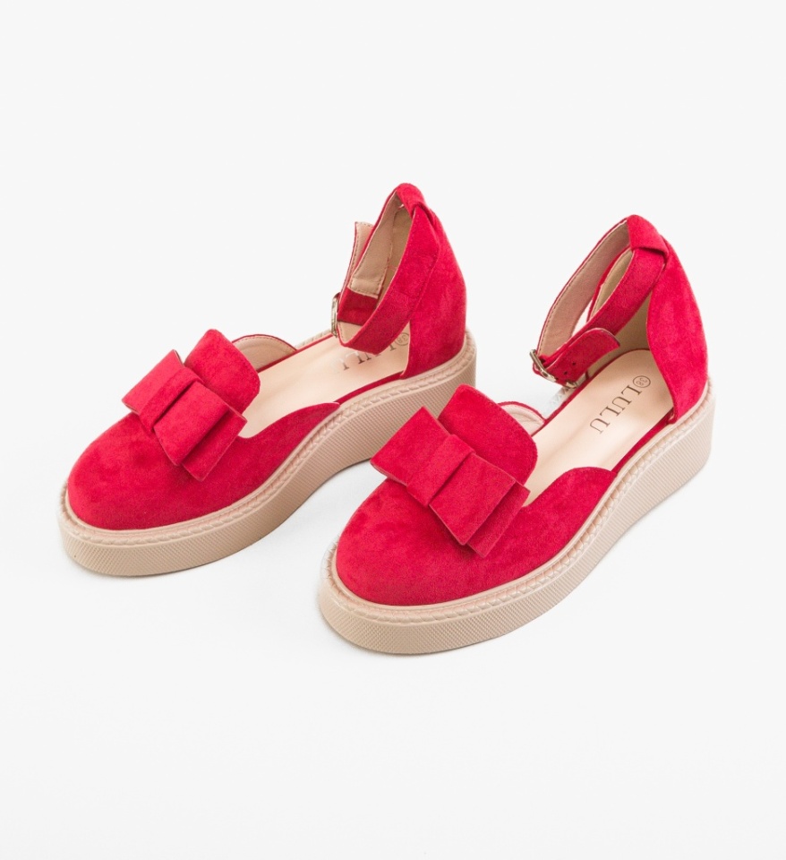 Pantofi Casual dama Hammbe Fuchsia - Img 3