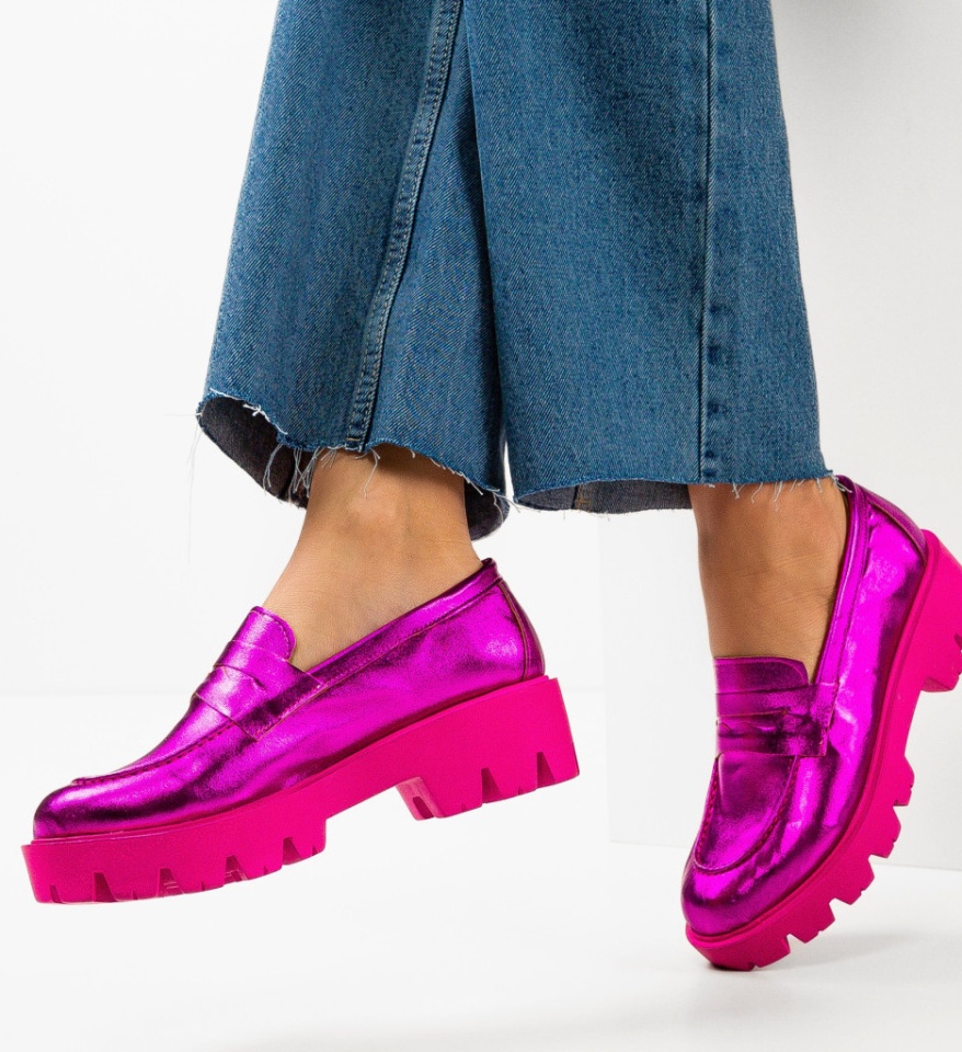 Pantofi Casual dama Kardy Fuchsia - Img 6