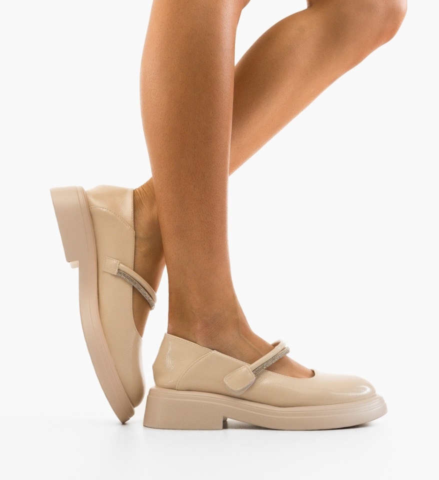 Pantofi Casual dama Maeve Bej 2 - Img 6