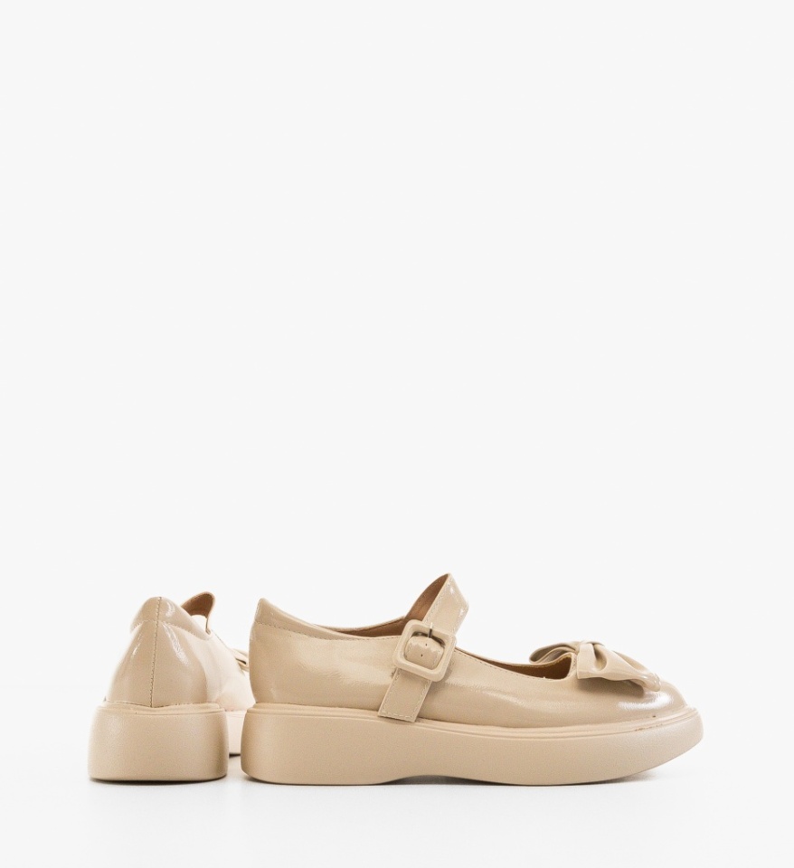 Pantofi Casual dama Melkior Bej - Img 3