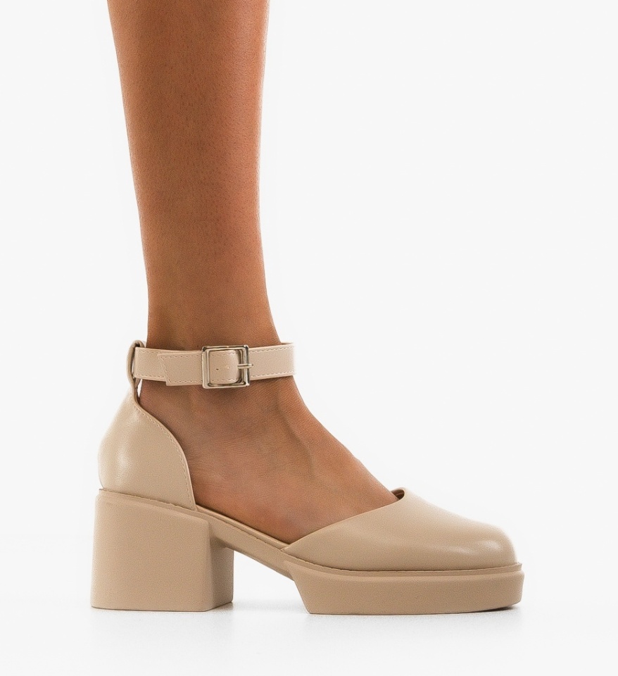 Pantofi Casual dama Sauron Bej